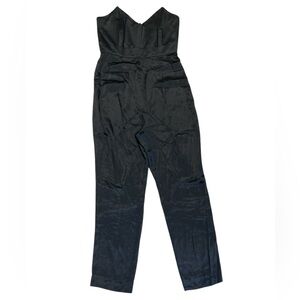Michelle Mason Silk Strapless Jumpsuit